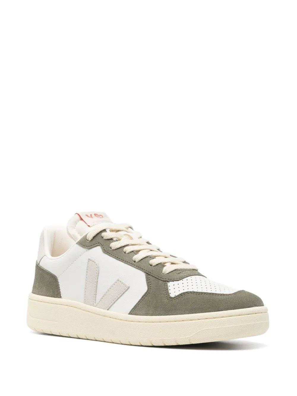 Sneakers v-82 bianco/kaki - Preludio Moda