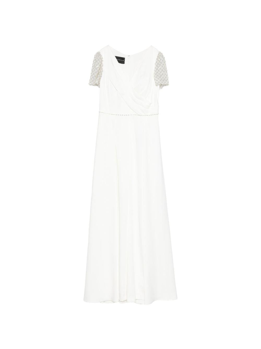 Jumpsuit con dettagli perlati 9G168CRP00001 NATURAL COUTURE CLUB
