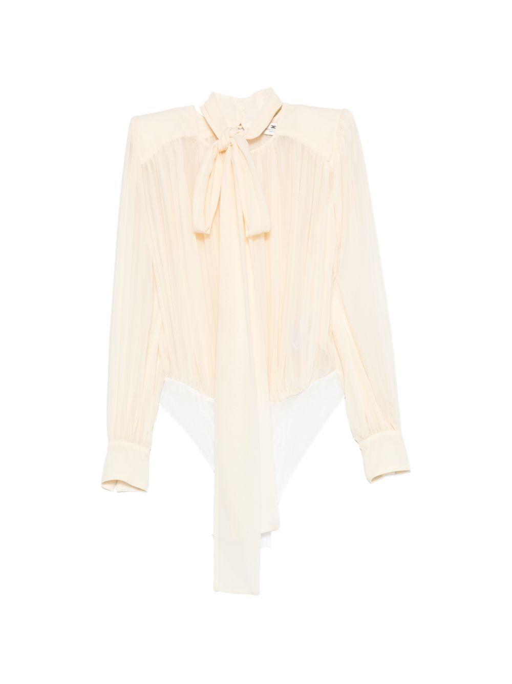Camicia con fiocco al collo CB00661E2 193 ELISABETTA FRANCHI