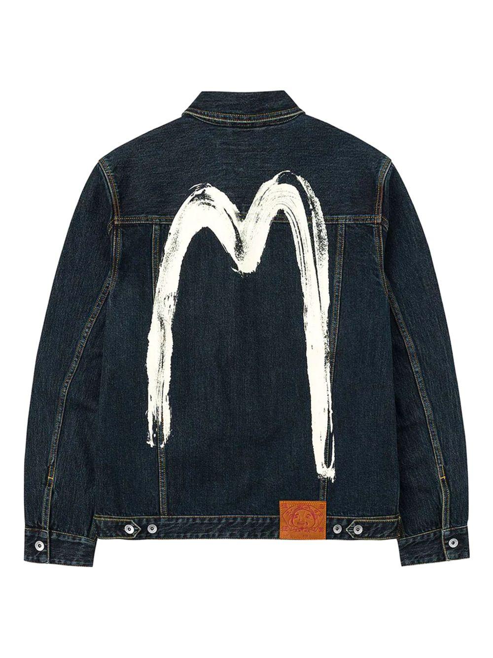 Giacca in Effetto Pennellato con Bottoni 2EAHTM5DJ1003 INDIGO EVISU