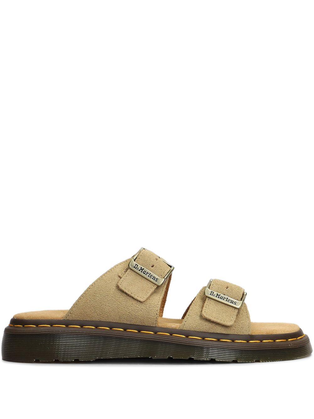 Sandalo Joseph doppia fascia suede beige 41083 200 DR.MARTENS