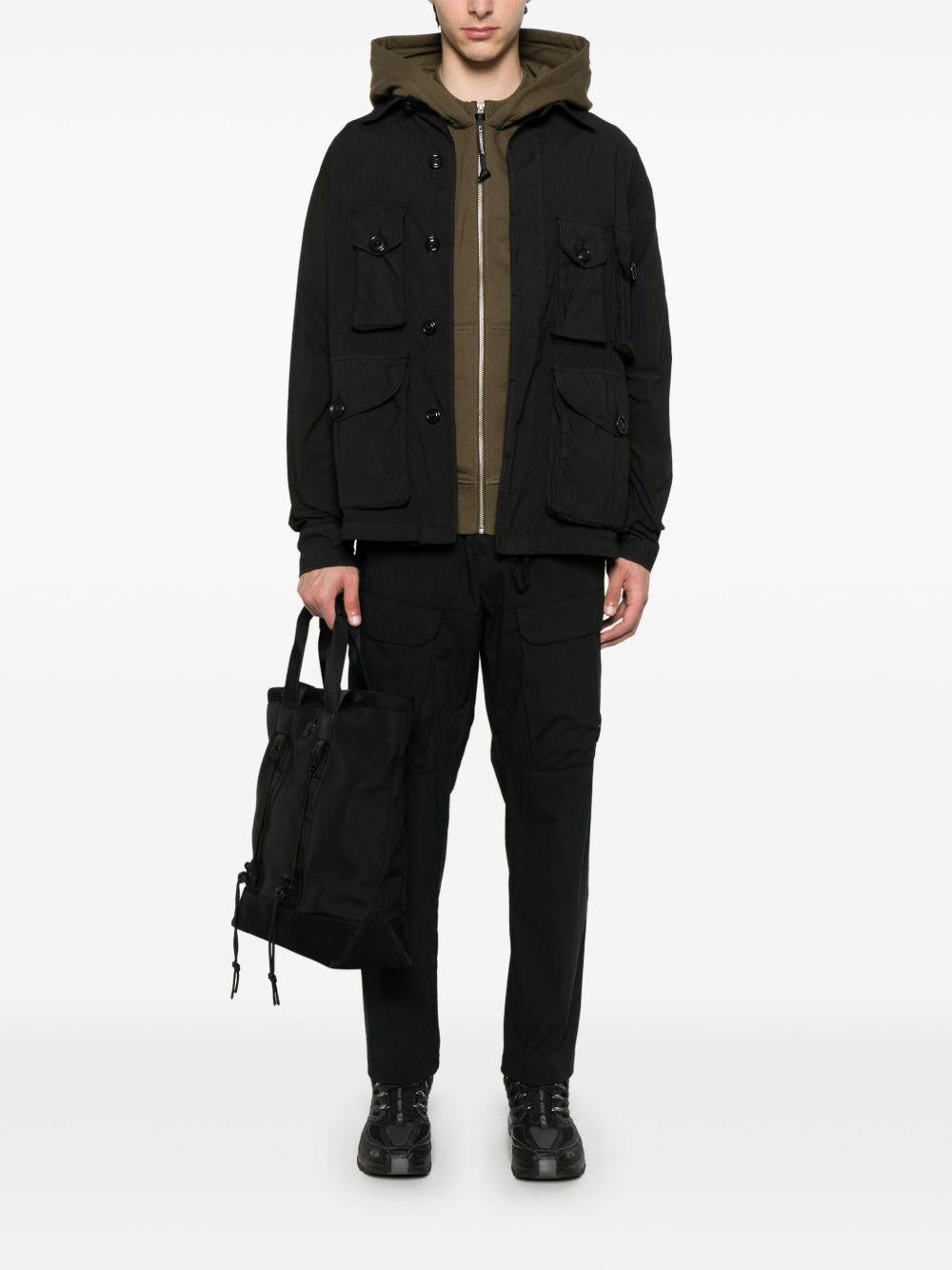Pantalone 50 Fili cargo nero