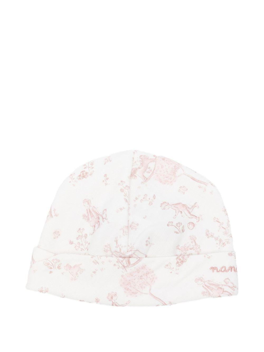 Berretto rosa con stampa I25418PCR ROSA NANAN KIDS