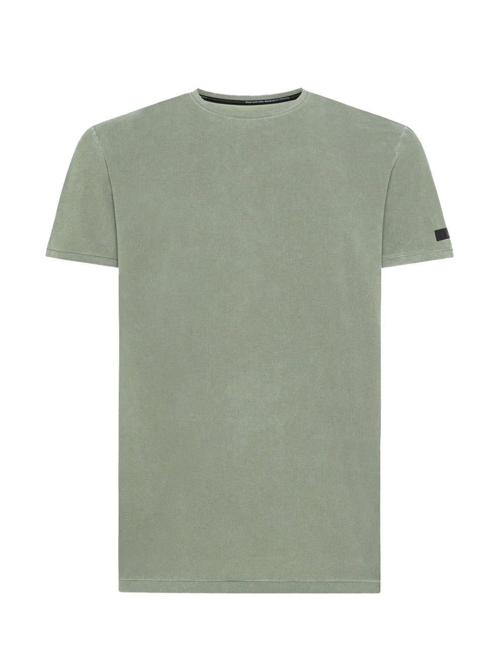 T-shirt techno wash pique verde 25218 22 RRD