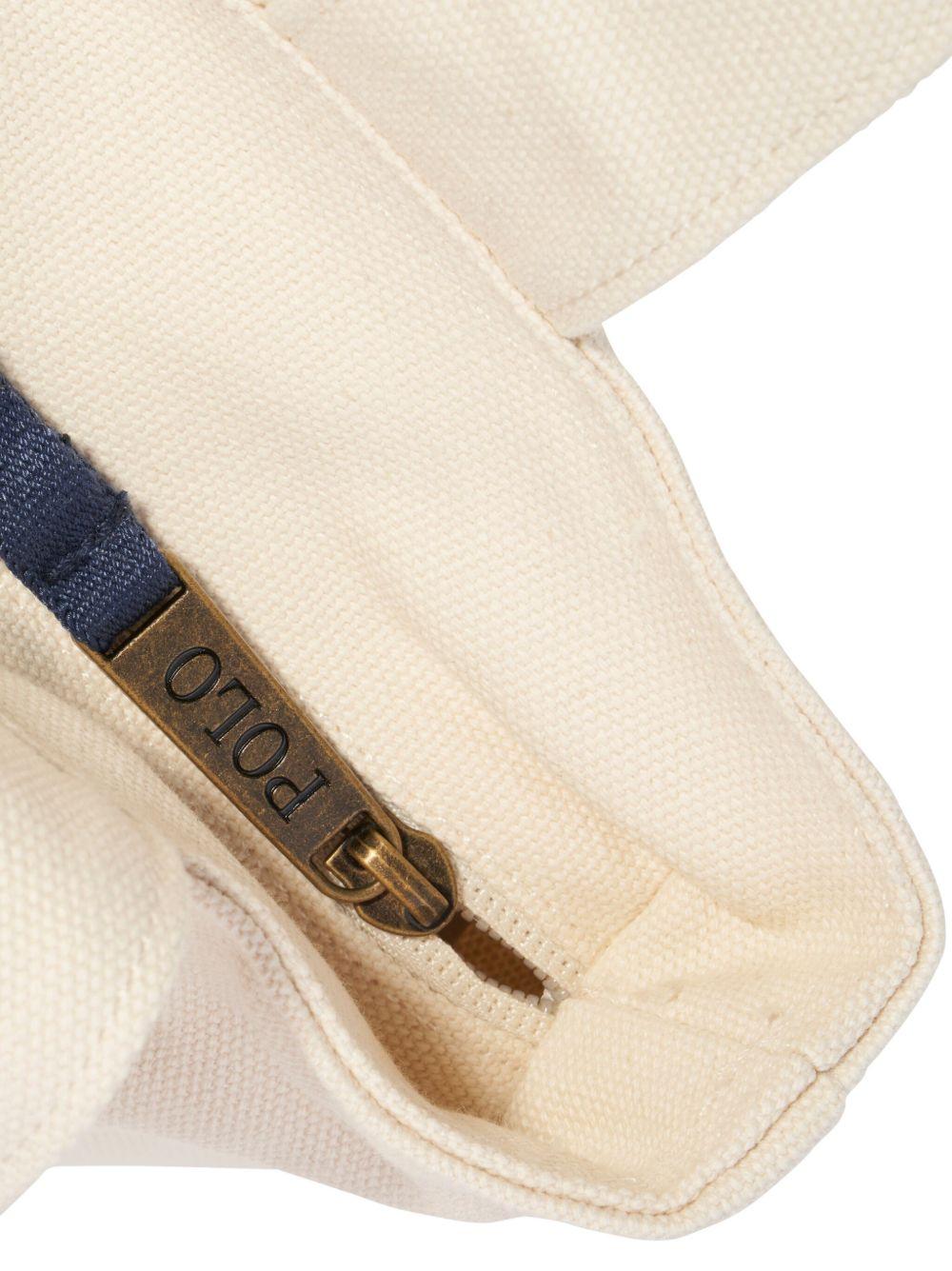 Borsa Tote in Cotone con Stampa Polo Bear 9AR021 W3Y POLO RALPH LAUREN KIDS