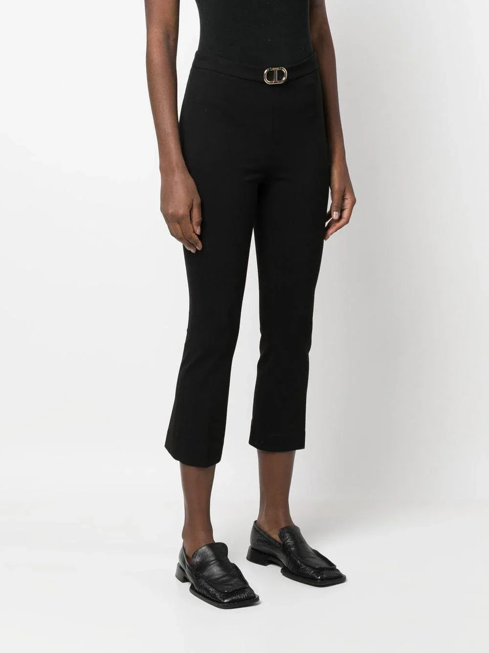 Pantalone sartoriale crop nero - Preludio Moda