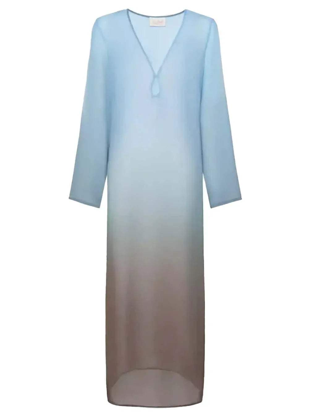 Copricostume Agatha tie-dye azzurro - Preludio Moda