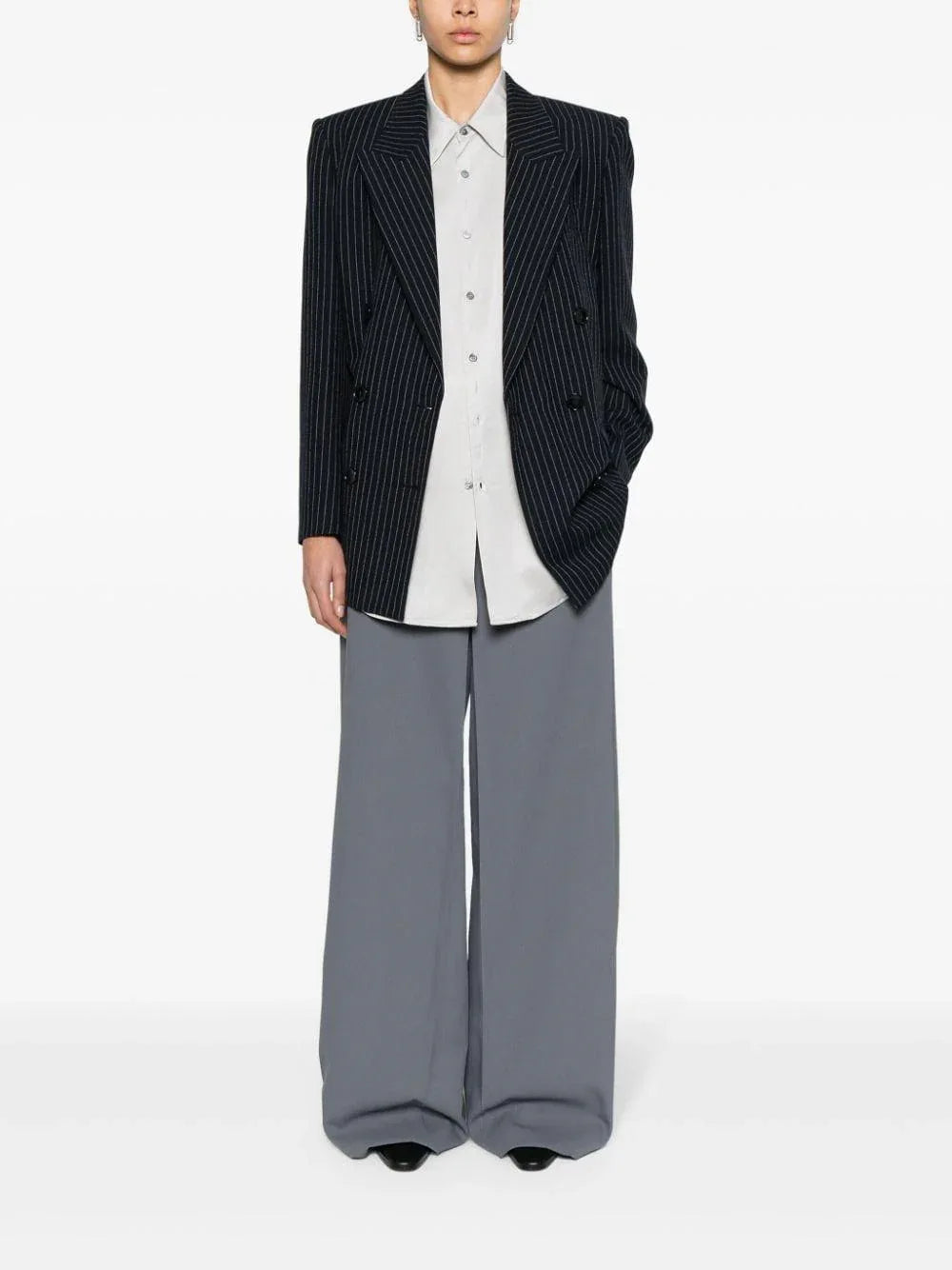 Camicia bianca giro maniche - Preludio Moda