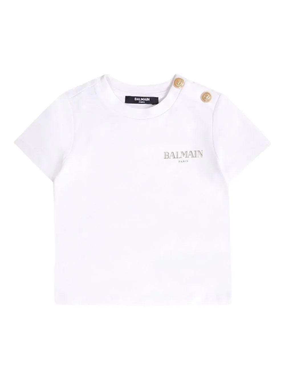 T-shirt Bianca con Stampa Logo - Preludio Moda