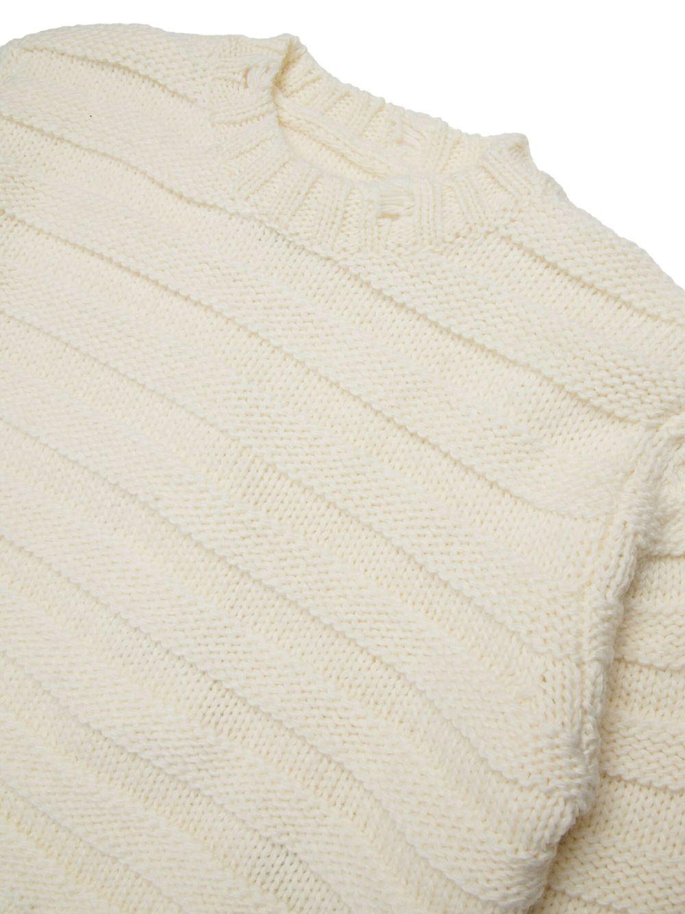 Maglione con applicazione logo M60880MM06P M6101 MM6 MAISON MARGIELA KIDS