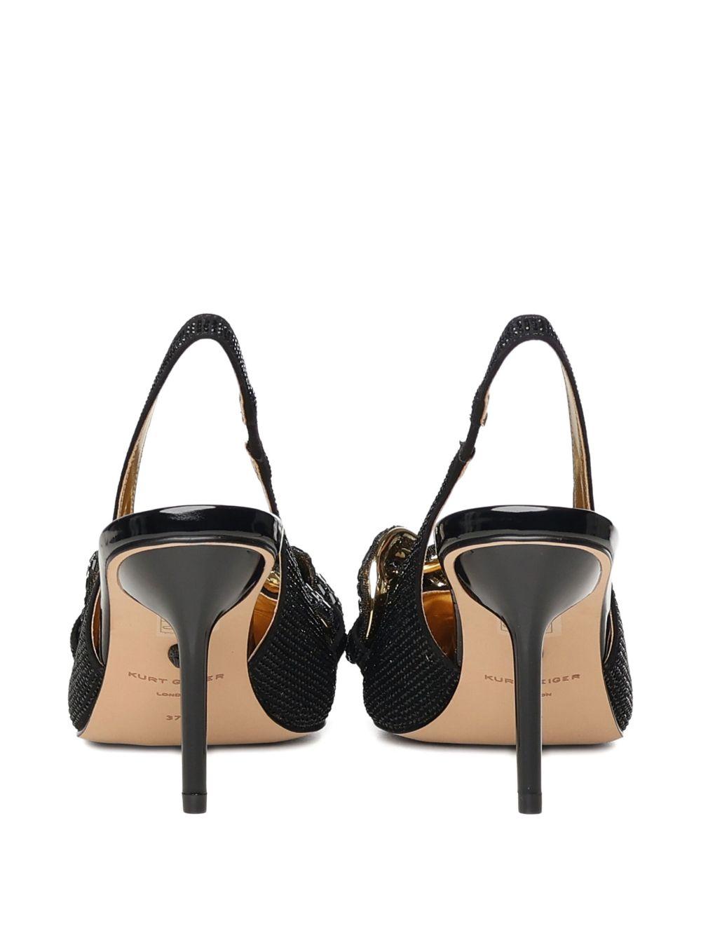 Pumps nere in tessuto con catena decorativa 4986500 609 KURT GEIGER