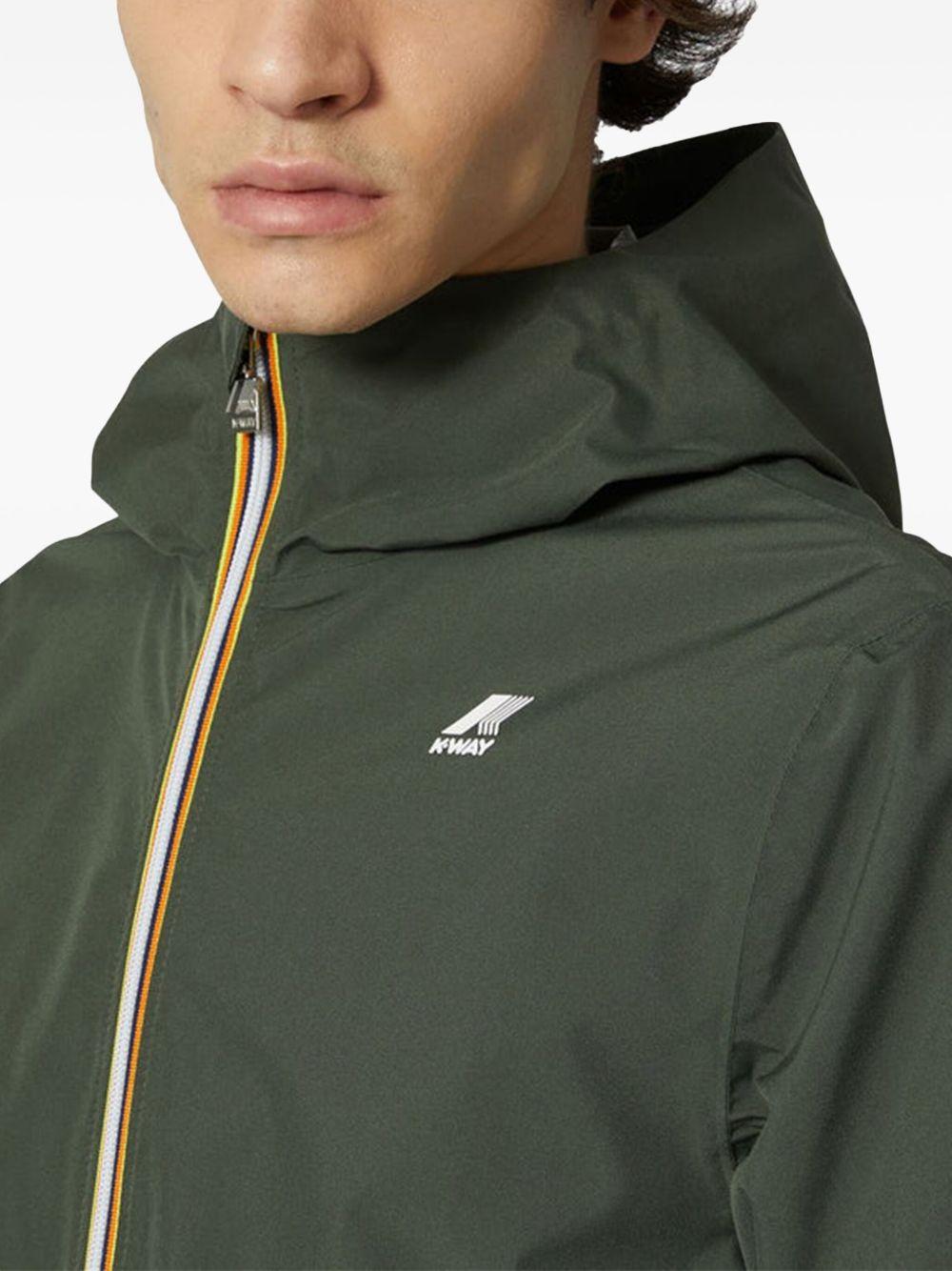 Giubbino jack stretch dot verde militare K5127QW WMR K-WAY