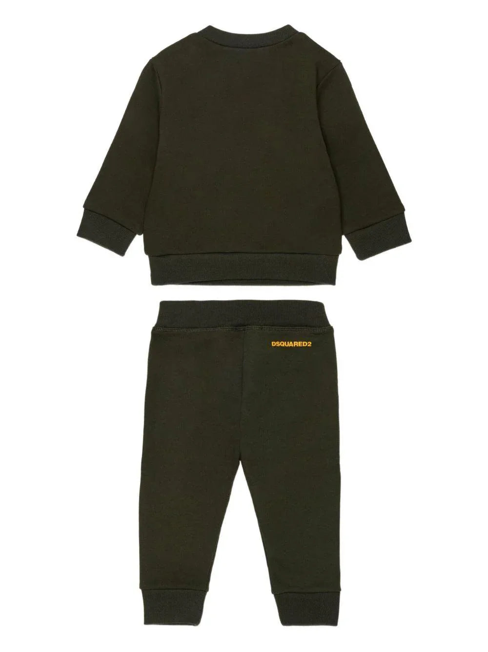 Tuta Sportiva Verde Oliva con Logo - Preludio Moda