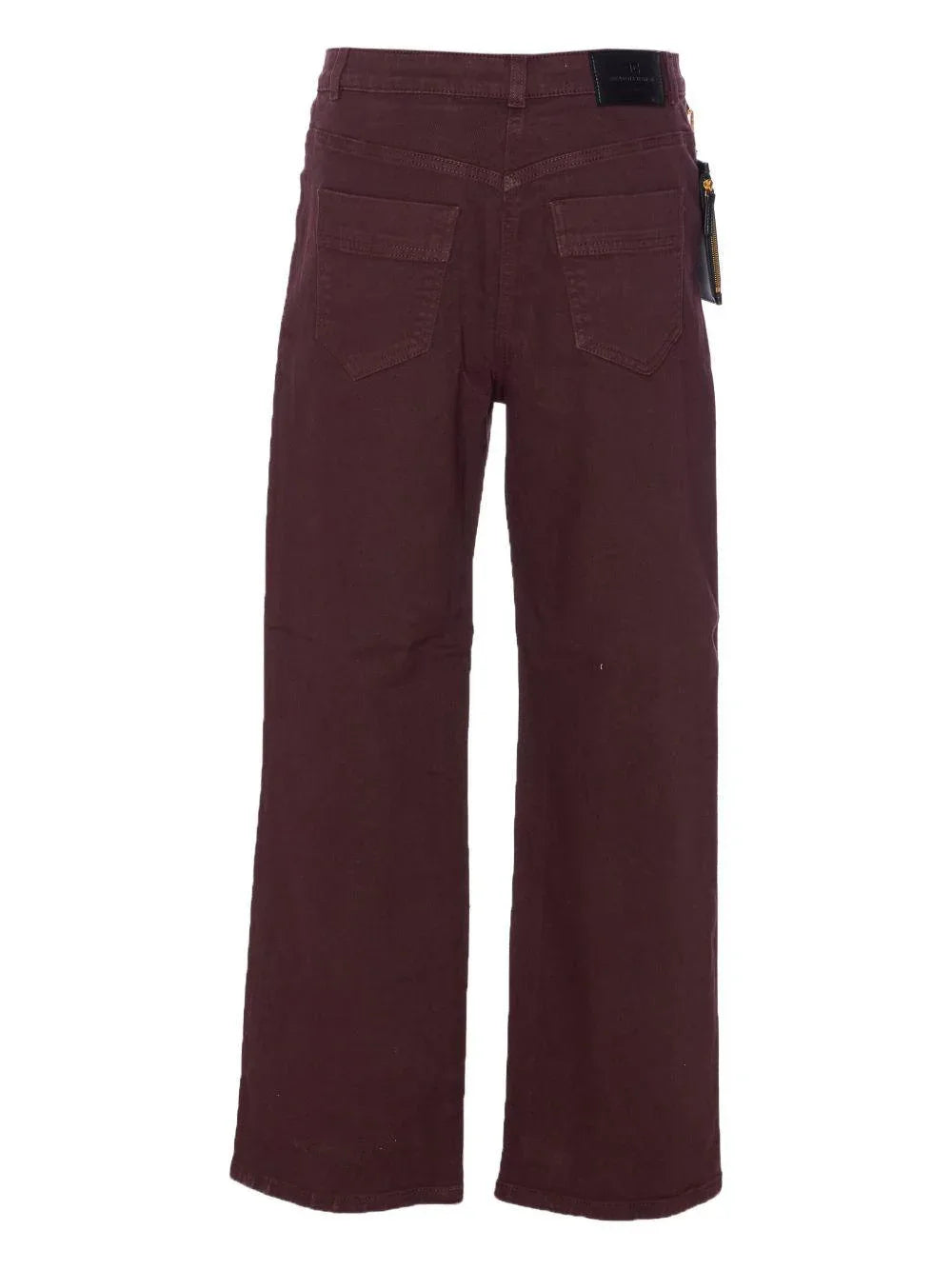 Jeans con Applicazioni e Placca Dorata - Preludio Moda