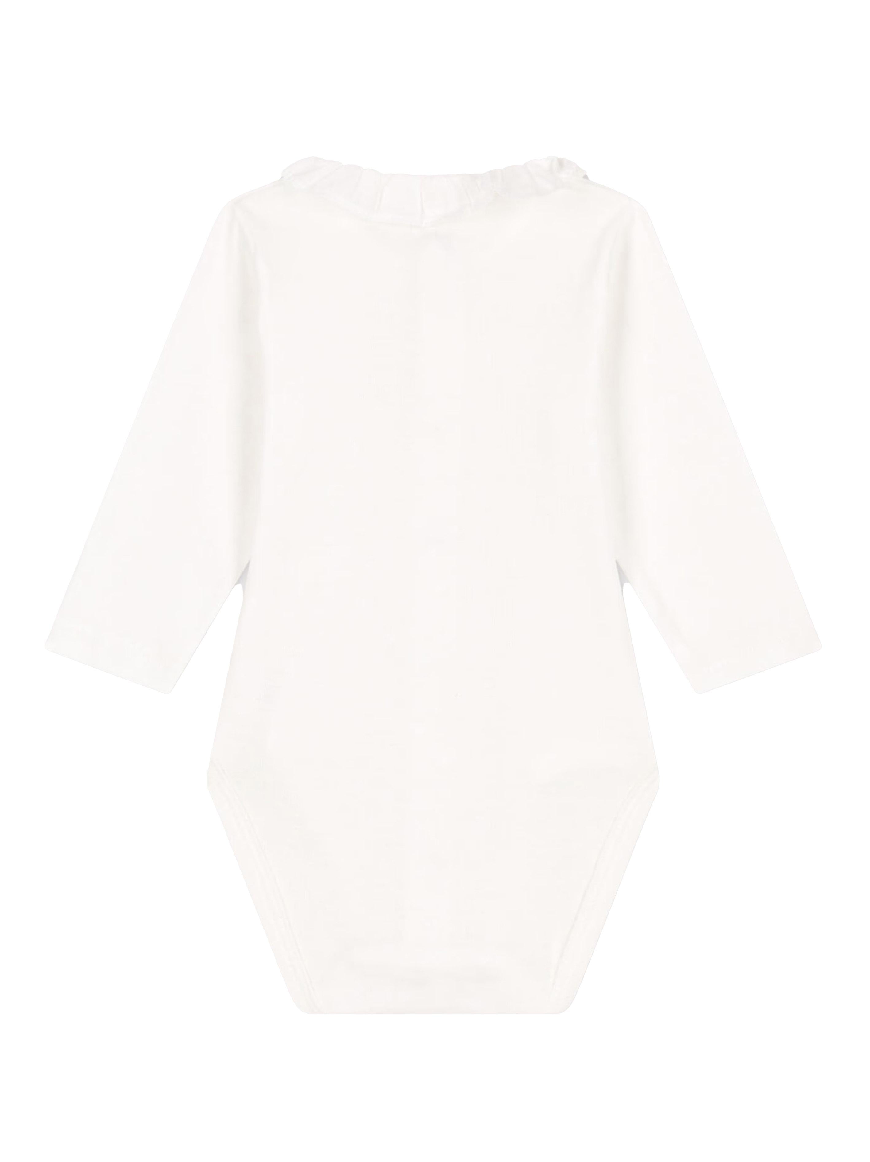 Body panna con colletto ruches neonato A0B71 01 PETIT BATEAU KIDS