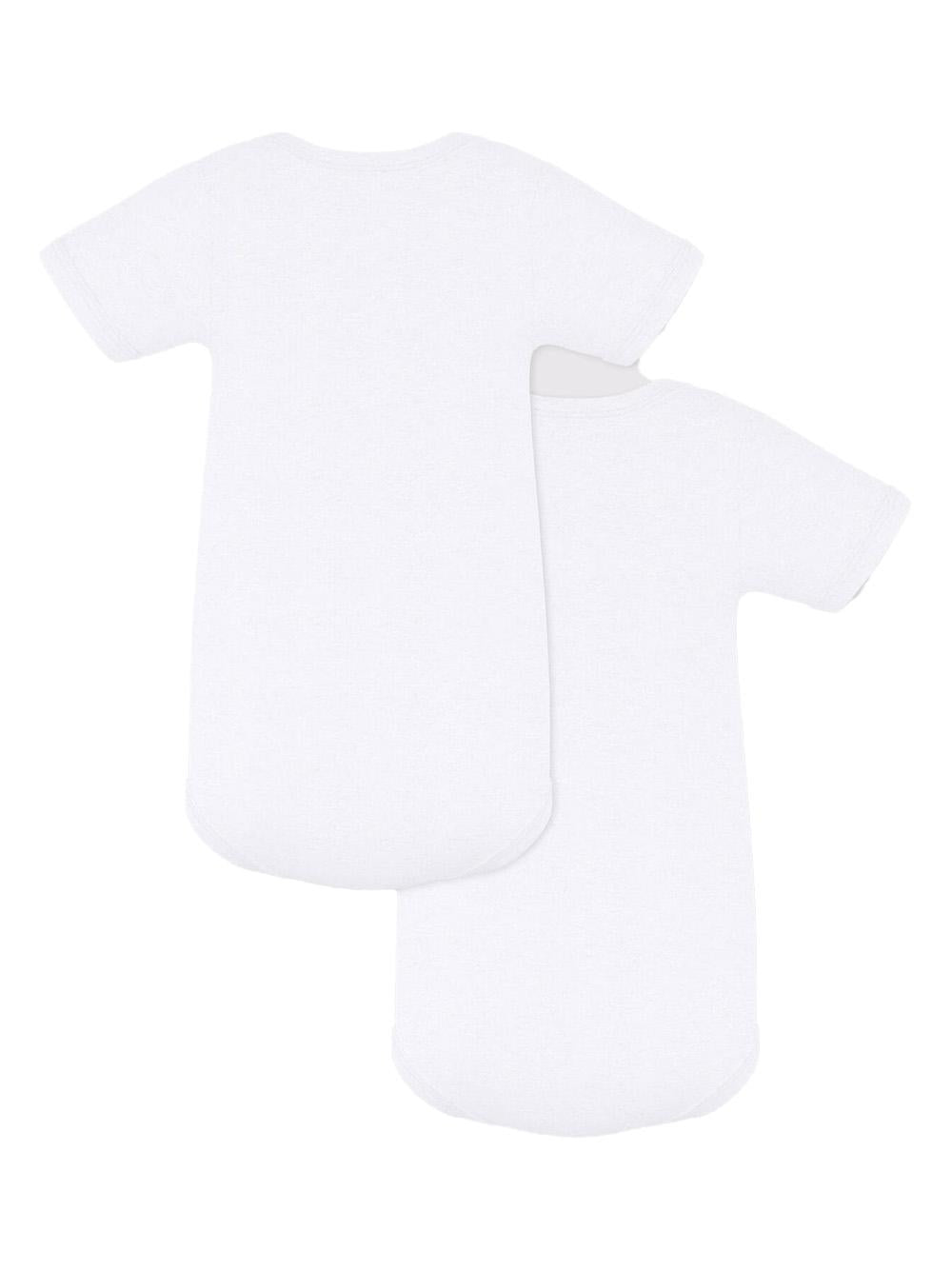 Set body bianchi mezze manicha (2pz) A01T4 00 PETIT BATEAU KIDS
