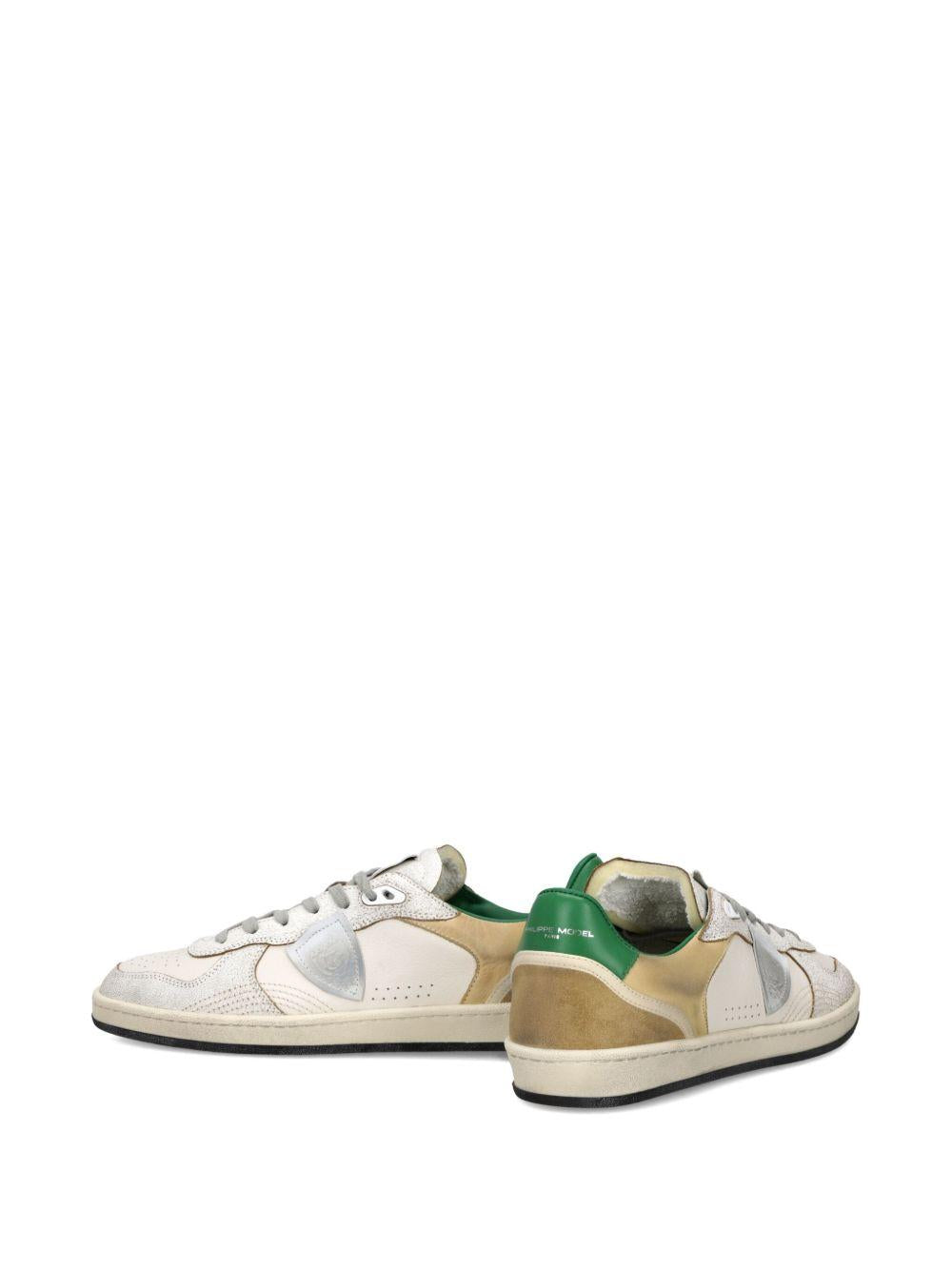 Sneakers Bianche e Verdi PGAL PGLUVC03 BIANCOVERDE PHILIPPE MODEL