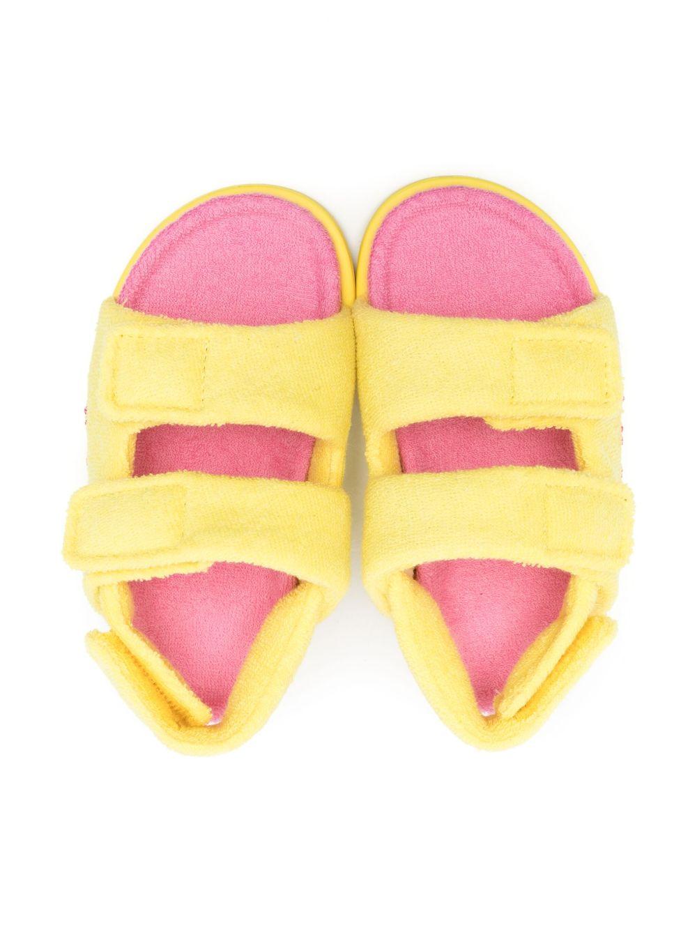 Sandali in spugna bicolor con strappi 79561 01 MARNI KIDS