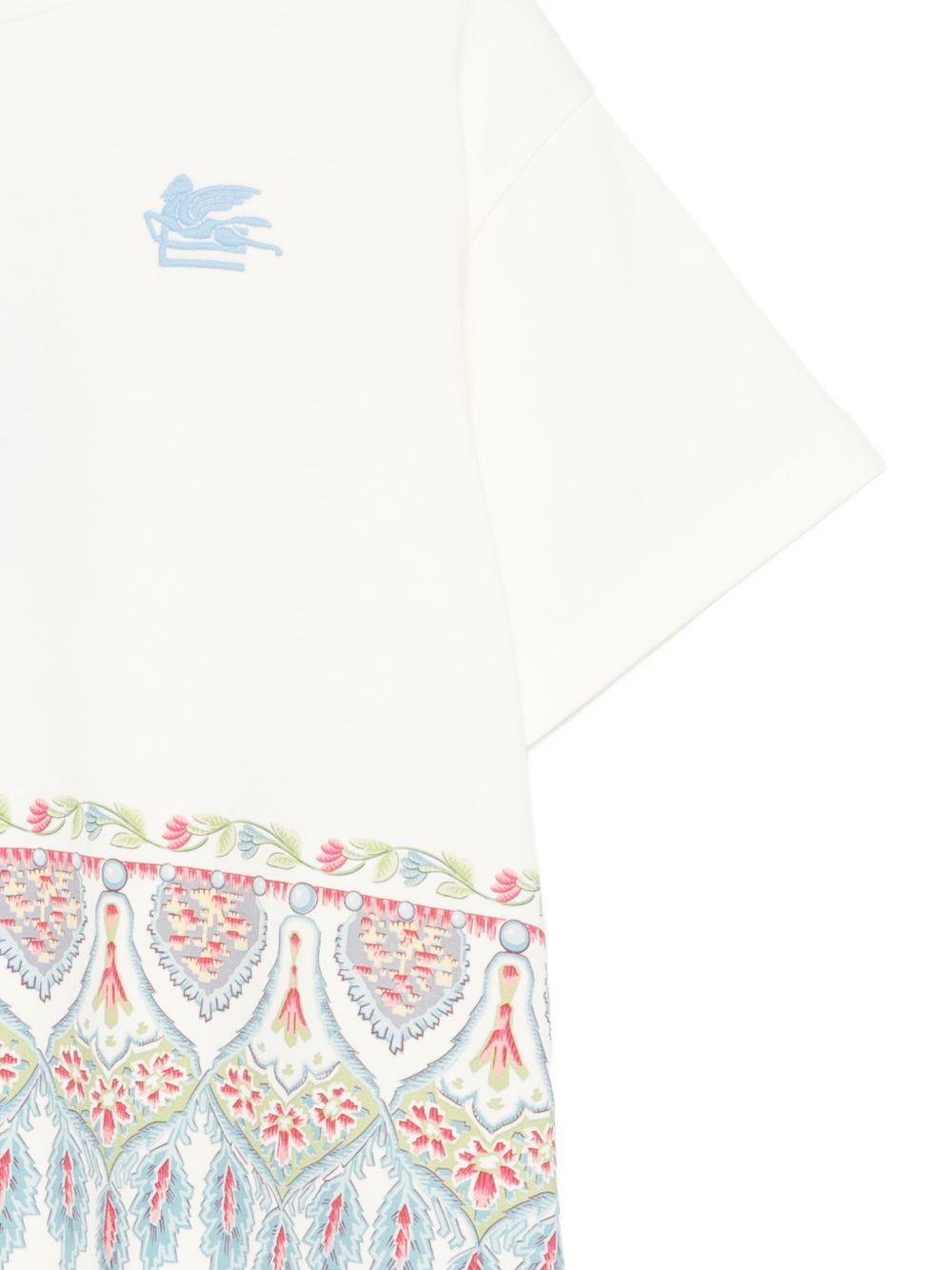 Set t-shirt e pantaloncini con stampa paisley GY8Q31Z3672 102 ETRO KIDS