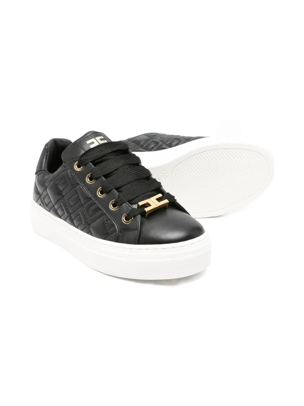 Sneakers nere con logo F4A9E03571251 930 ELISABETTA FRANCHI KIDS