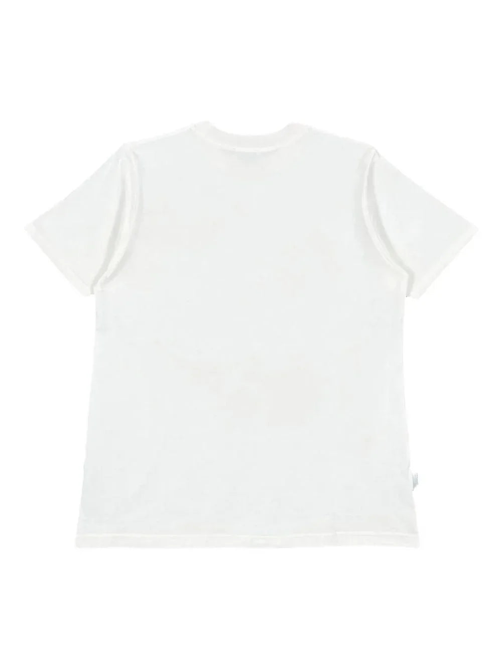 T-shirt bianca mini logo ricamo heart - Preludio Moda