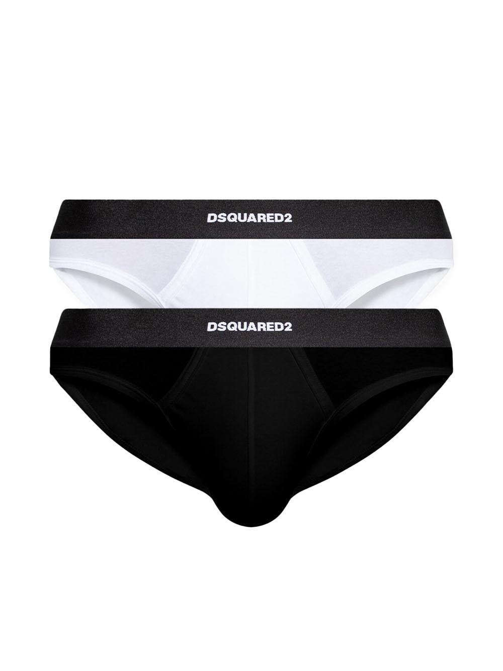 Set Basic brief Twin Pack nero/bianco DCX200070 010 DSQUARED