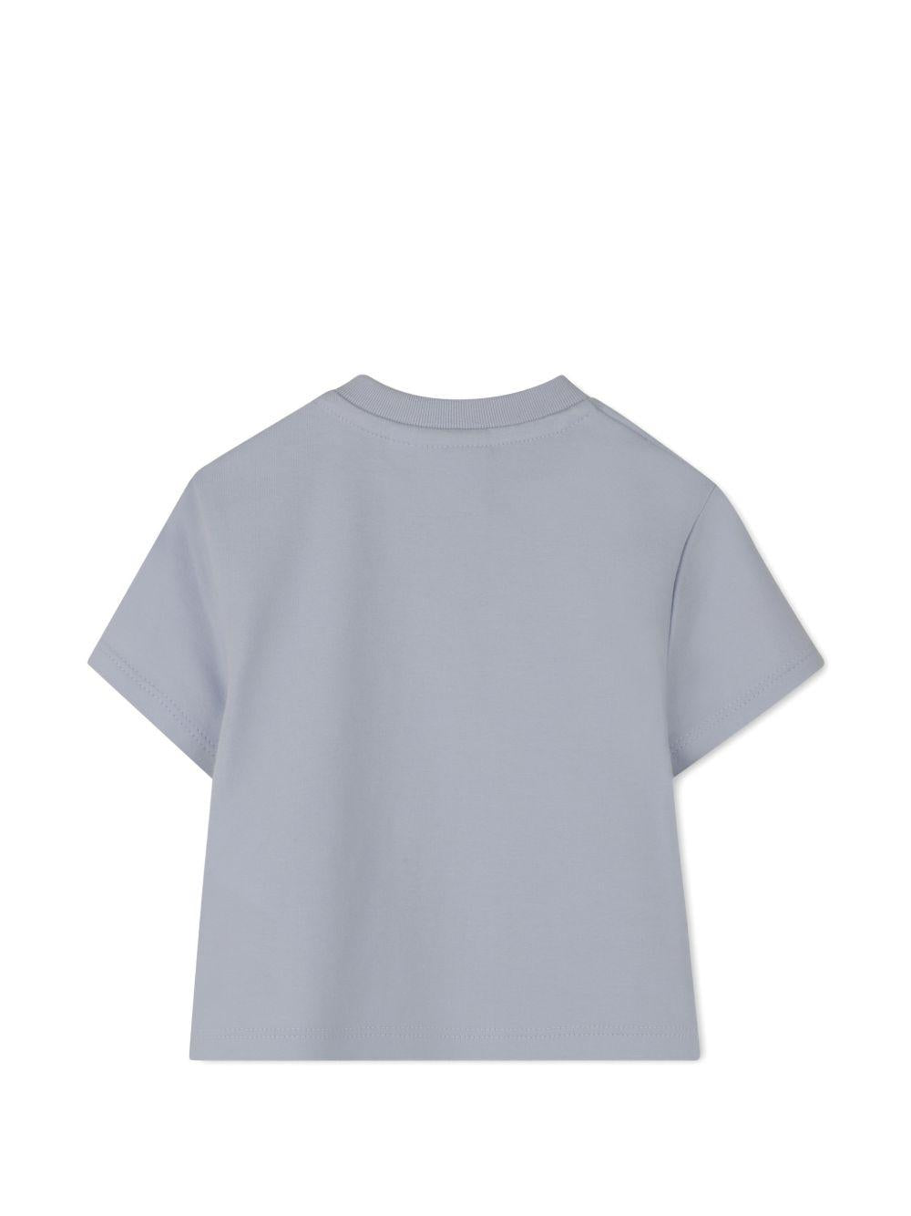 Completo t-shirt e shorts a righe J53048 771 BOSS KIDSWEAR