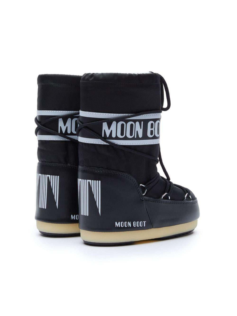Bianco/nero Stampa del logo 80D1400440# N001 MOON BOOT