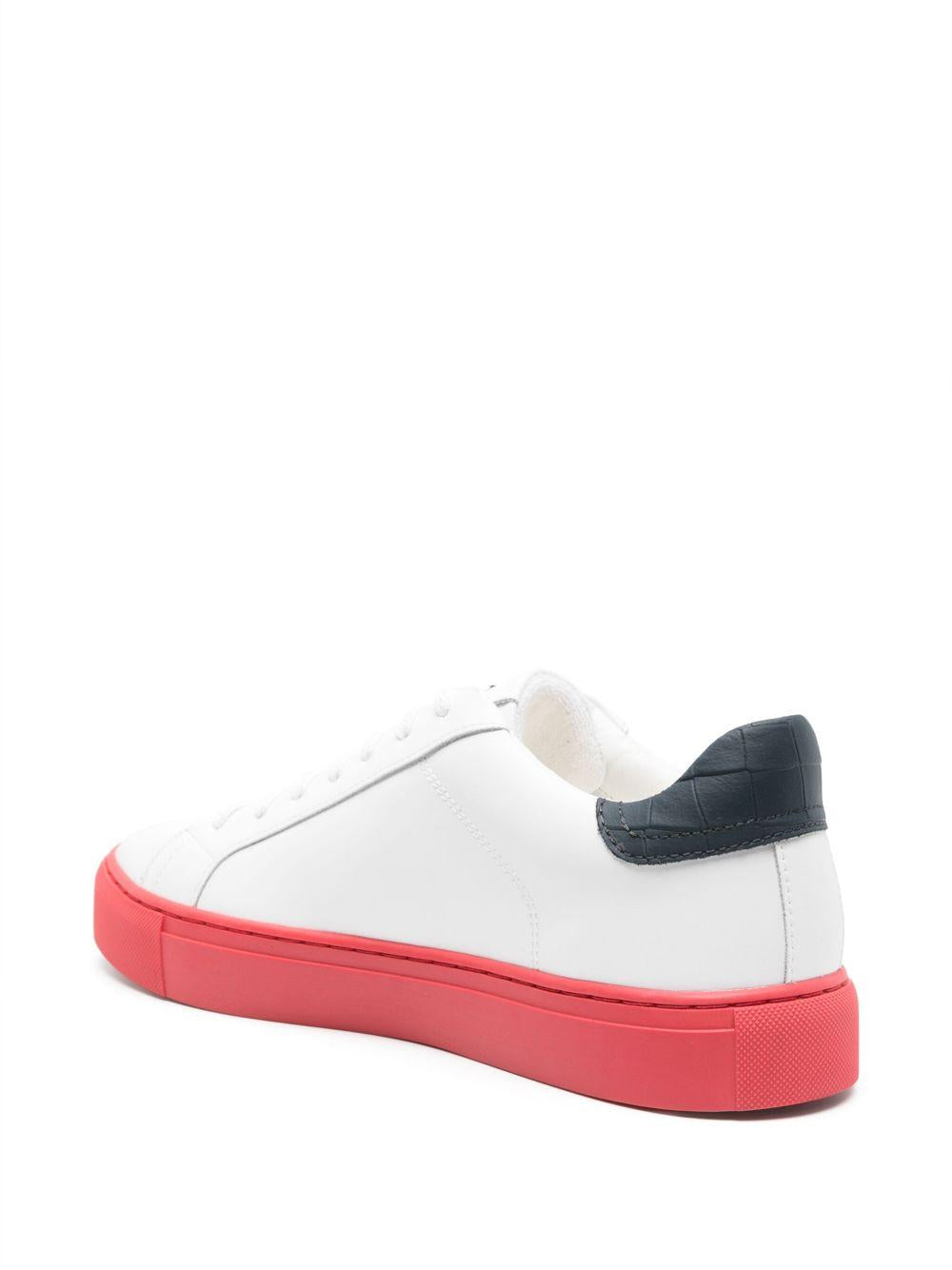 Sneakers Essencial sky bianche/rosse