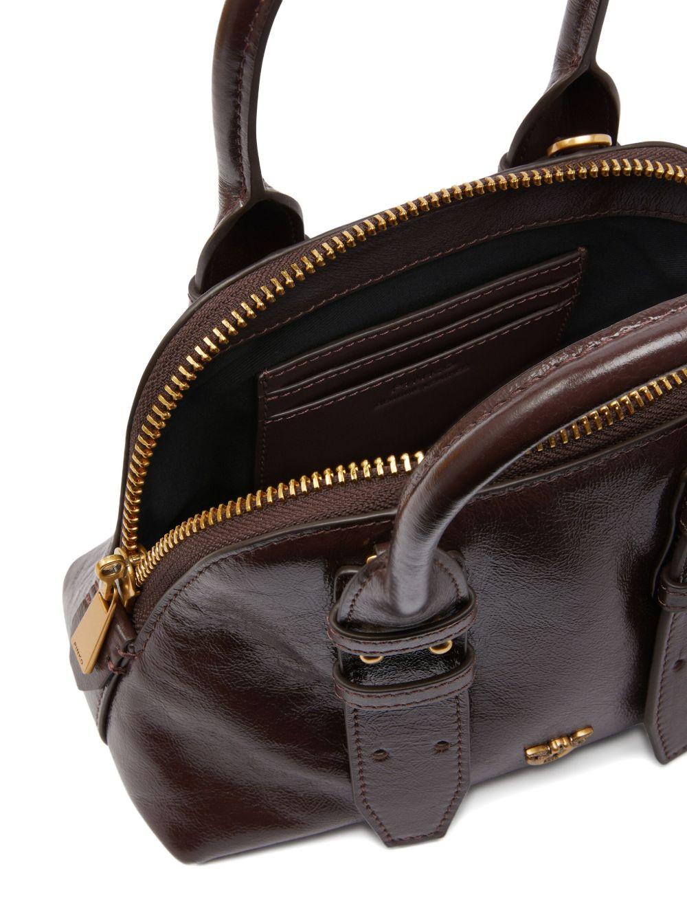 Borsa tote in pelle con chiusura a lucchetto 105333A2VW LA7Q PINKO
