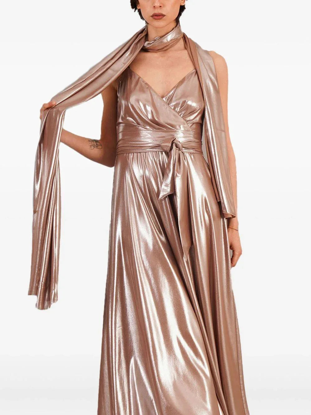 Stola bronzo laminata - Preludio Moda