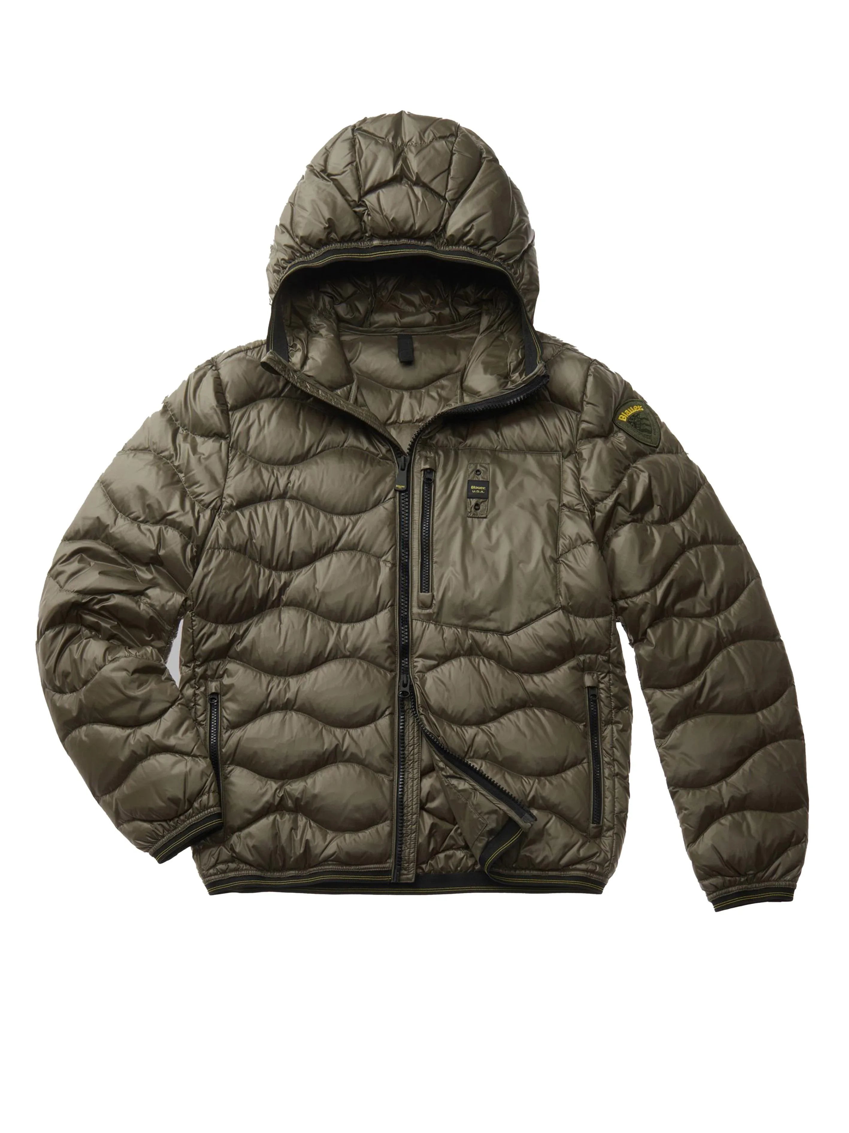 Giubbino Wave verde pigna - Preludio Moda