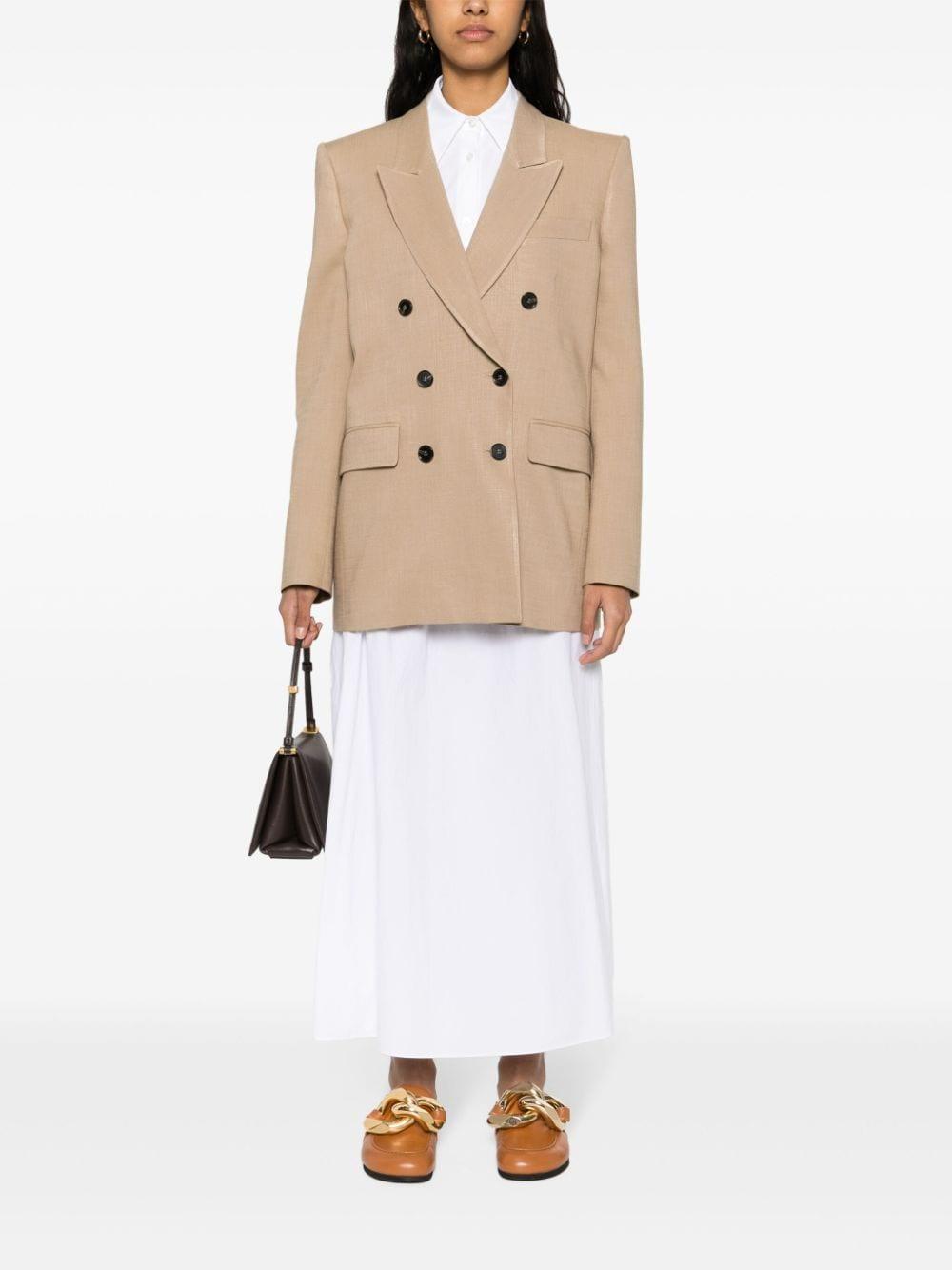 Blazer doppio petto beige 3641MDG09Y247010 23 MSGM