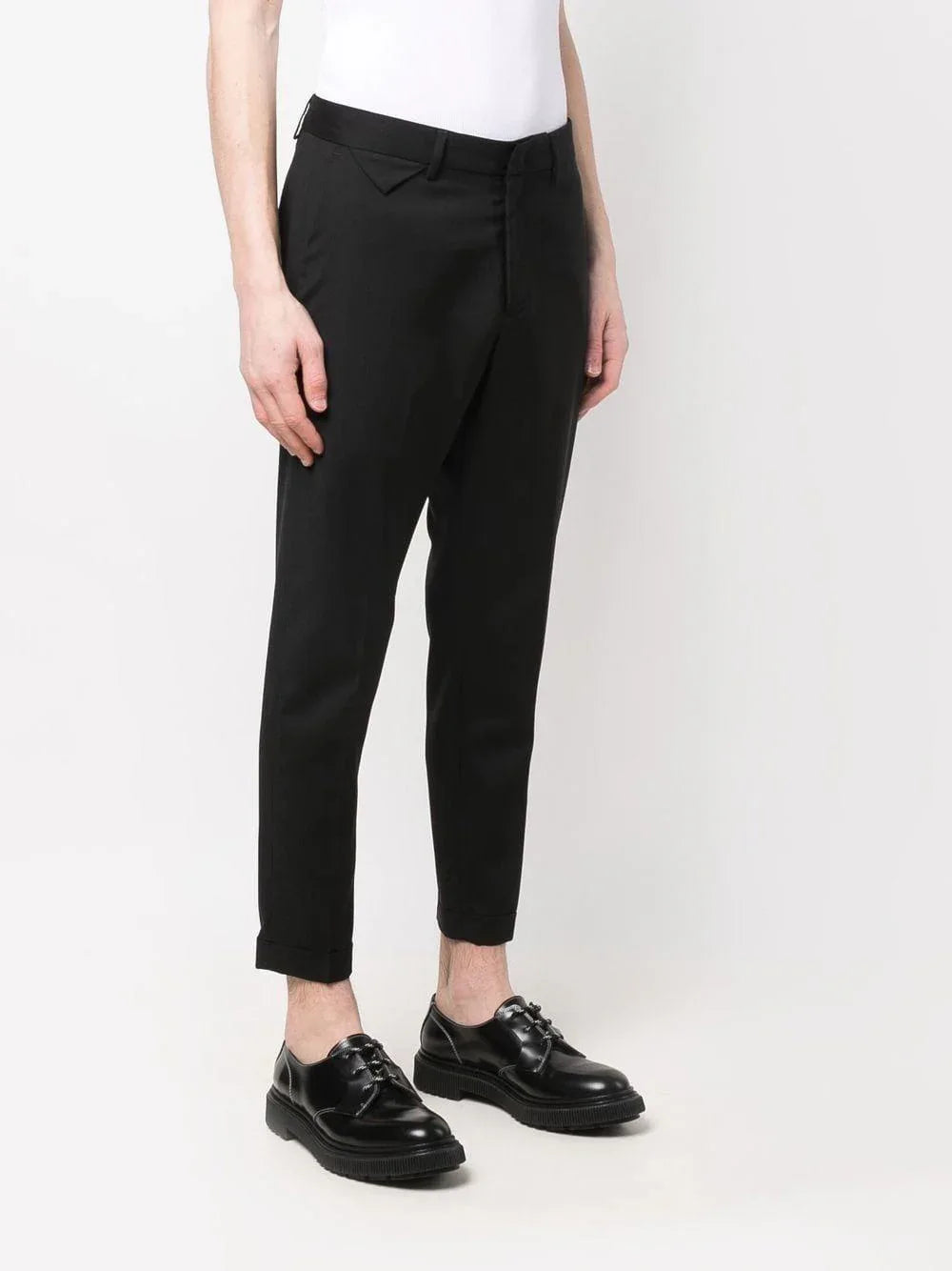 Pantalone nero in tasmania - Preludio Moda