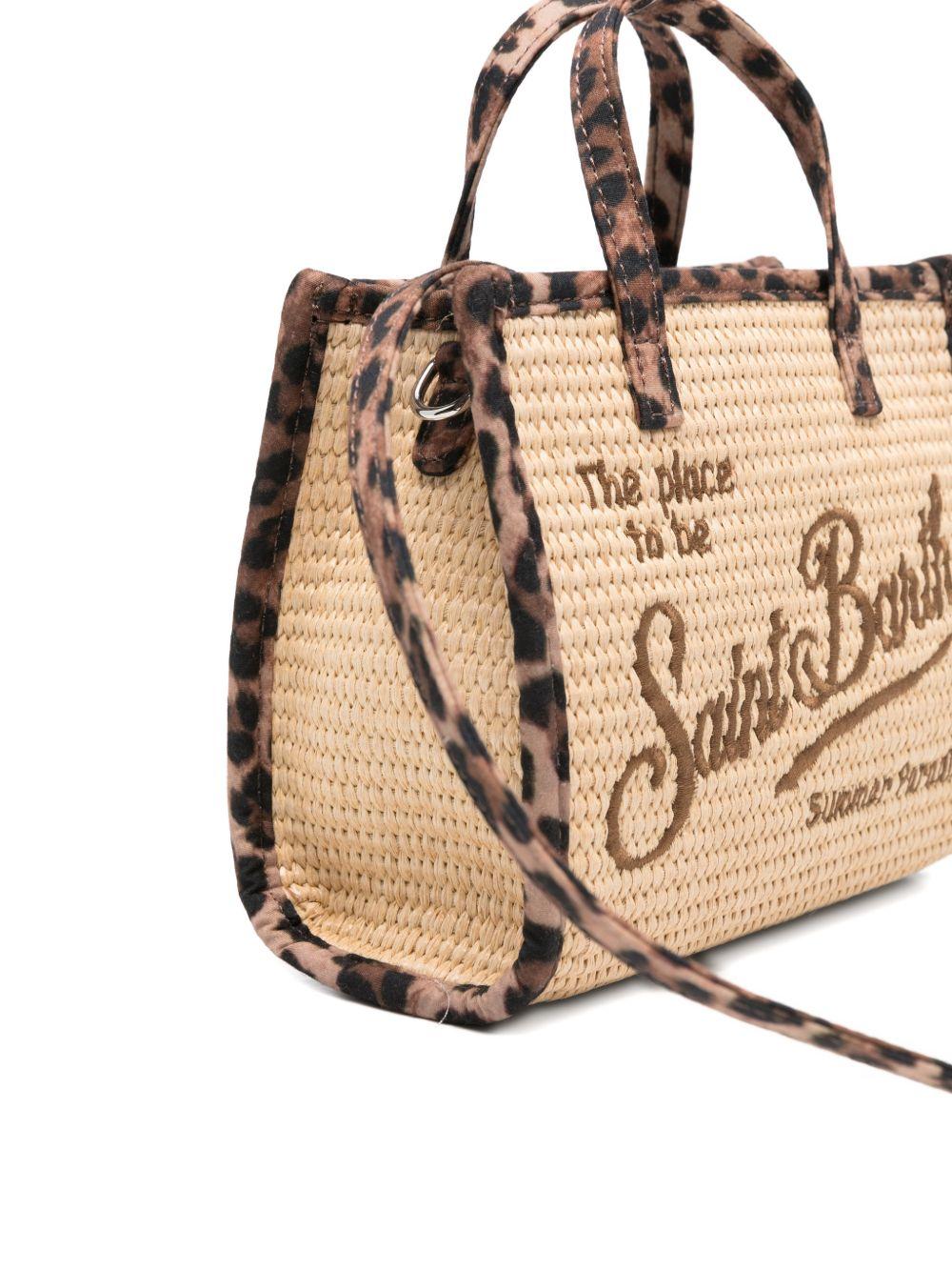 Borsa tote mini in paglia con tracolla VIVM001 02781L MC2 SAINT BARTH