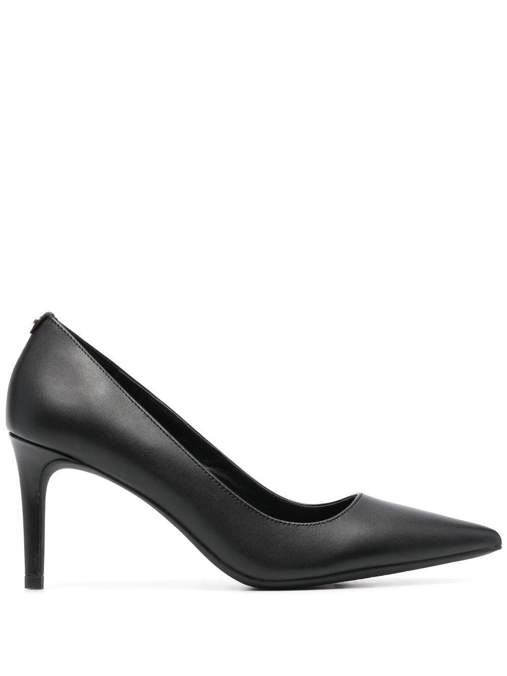 Decolltè nero in pelle opaca 40F2HNMP2L NERO MICHAEL KORS