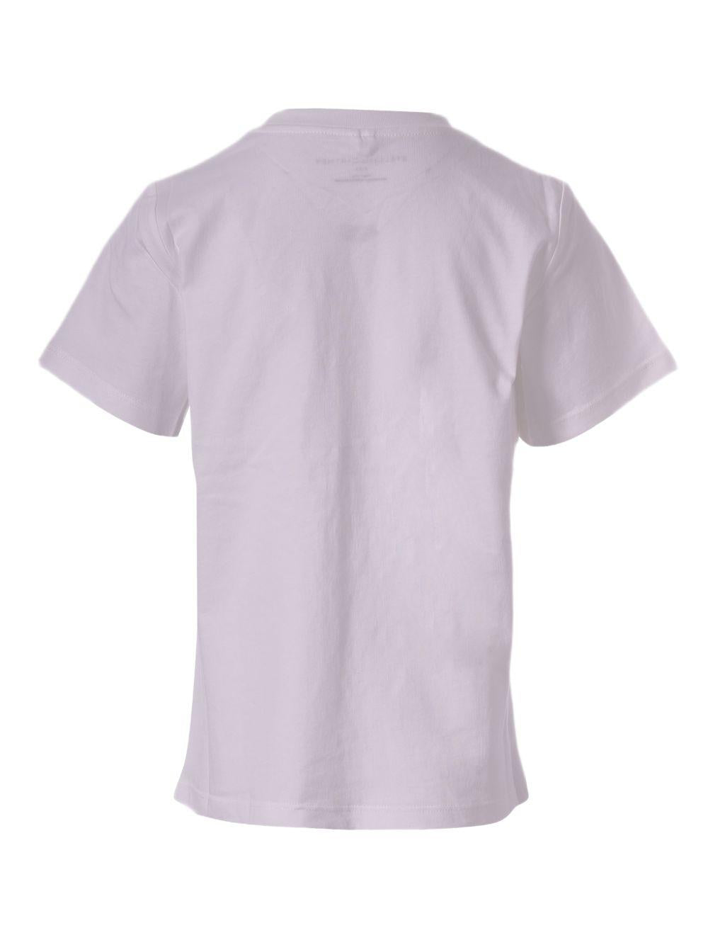 T-shirt con stampa disco in vinile TY8P11Z0434 101 STELLA MCCARTNEY KIDS