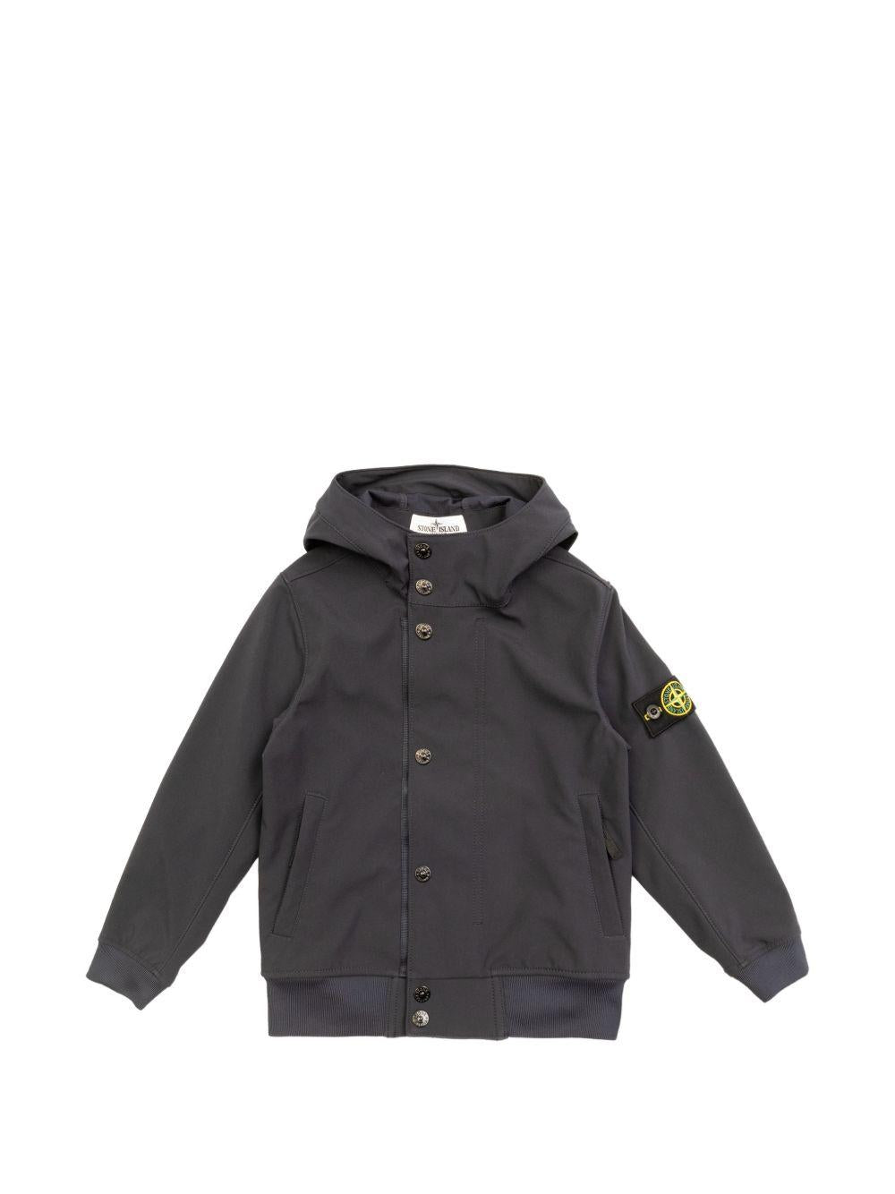 Bomber con cappuccio in poliestere L1S164100001S0A22 V0020 STONE ISLAND KIDS