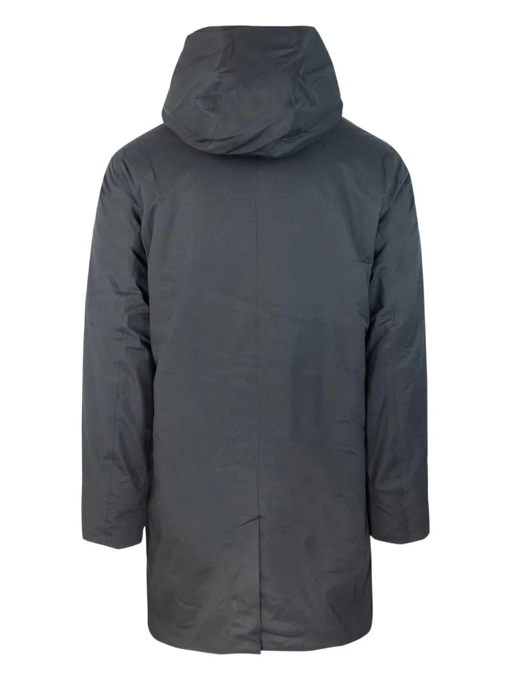 Giacca nera con zip e cappuccio - Preludio Moda