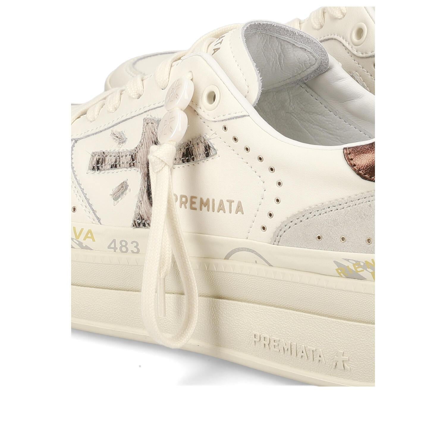 Sneakers Donna Bianco Multicolore con Plateau MICOL 7035 PREMIATA