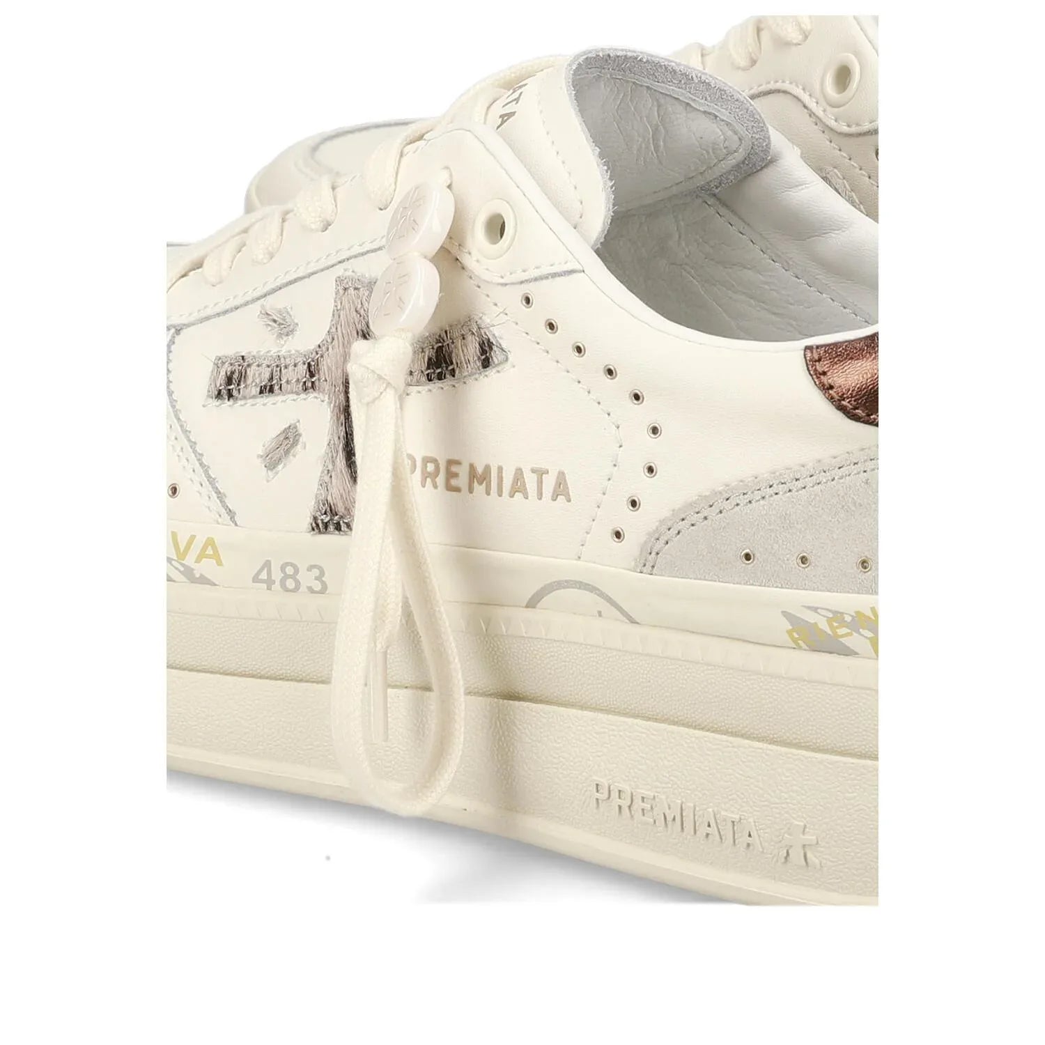 Sneakers Donna Bianco Multicolore con Plateau - Preludio Moda