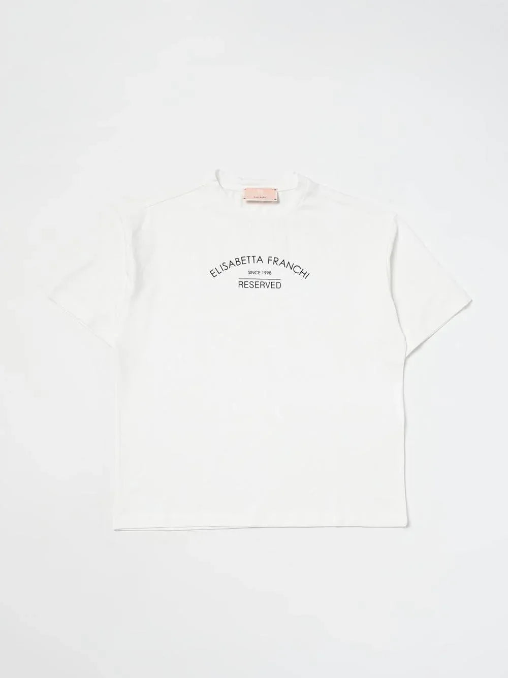 T-shirt avorio logo lettering - Preludio Moda