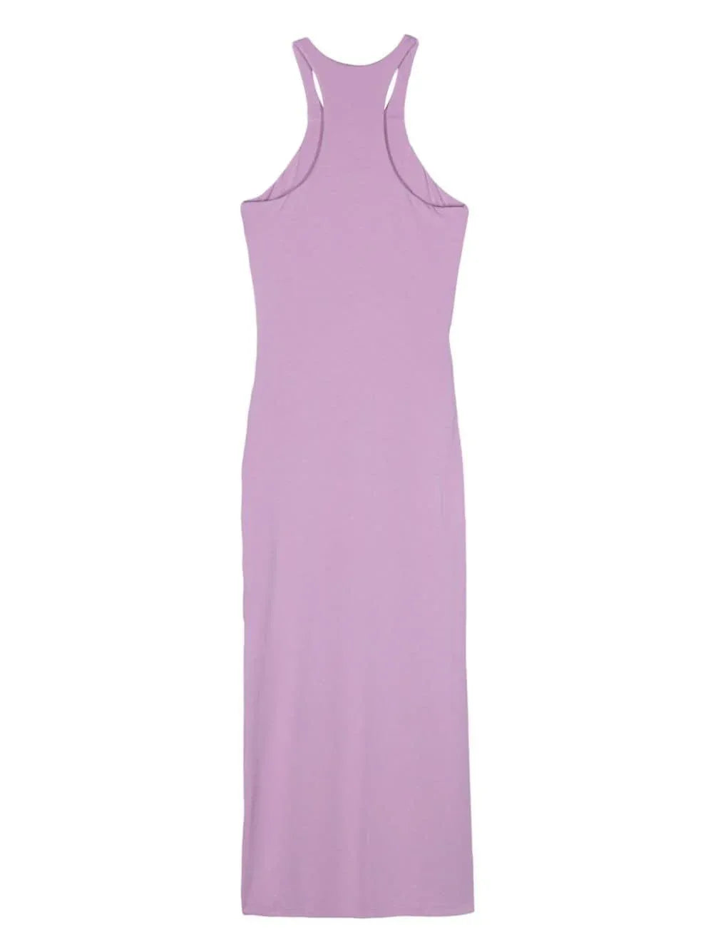 Abito lilla fascia frontale drappeggiata - Preludio Moda