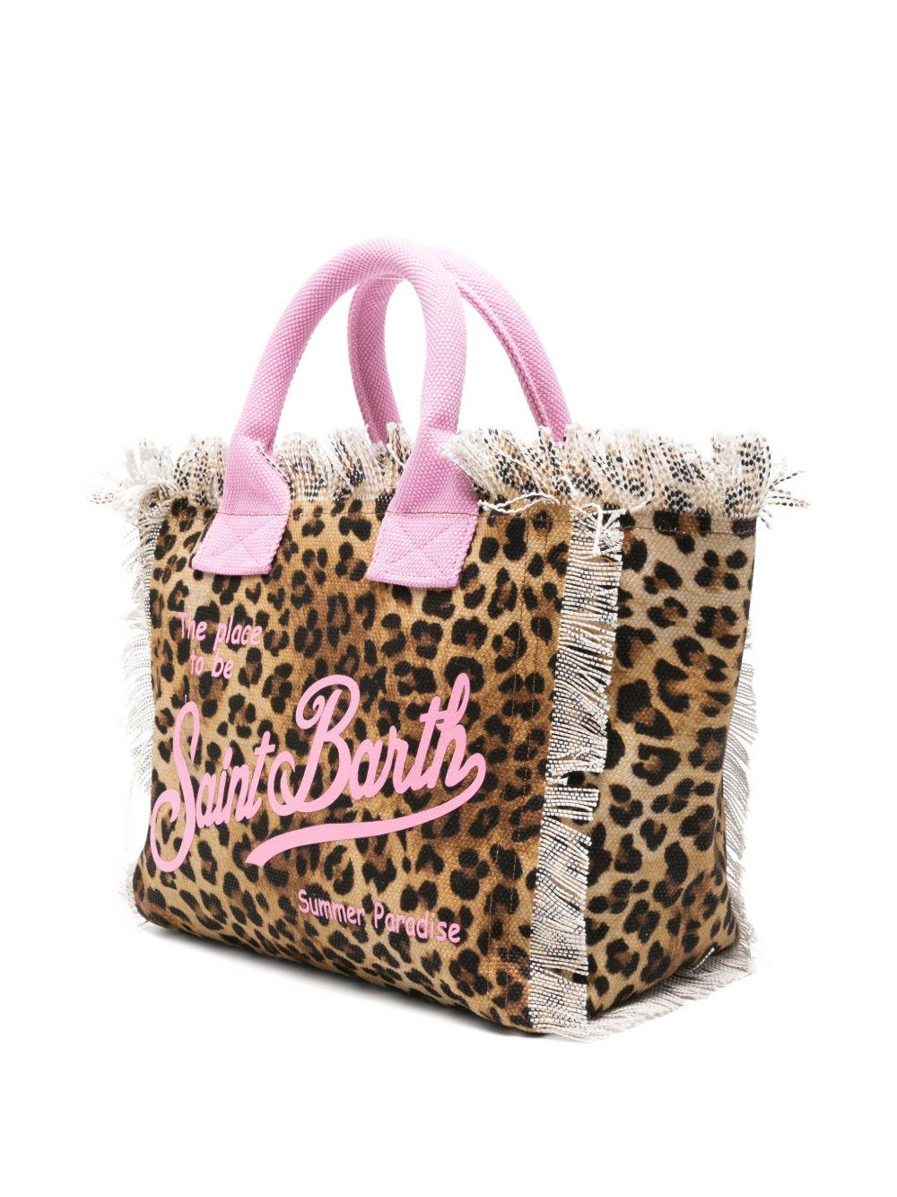 Borsa mare in cotone con frange COL0001# 02591L MC2 SAINT BARTH KIDS