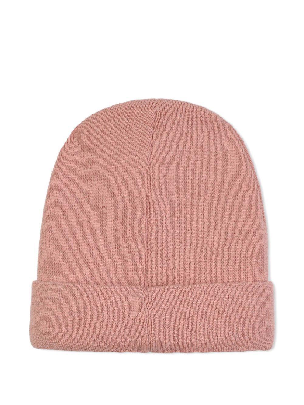 Berretto rosa con ricamo Tiger Head - Preludio Moda