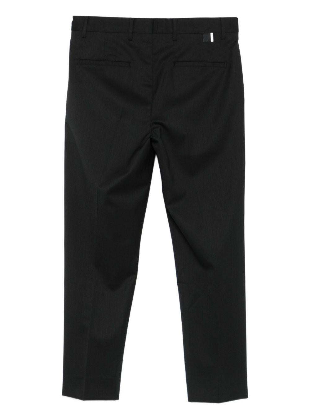 Pantaloni Neri Sartoriali Dritti L1PFW25266919 D001 LOW BRAND