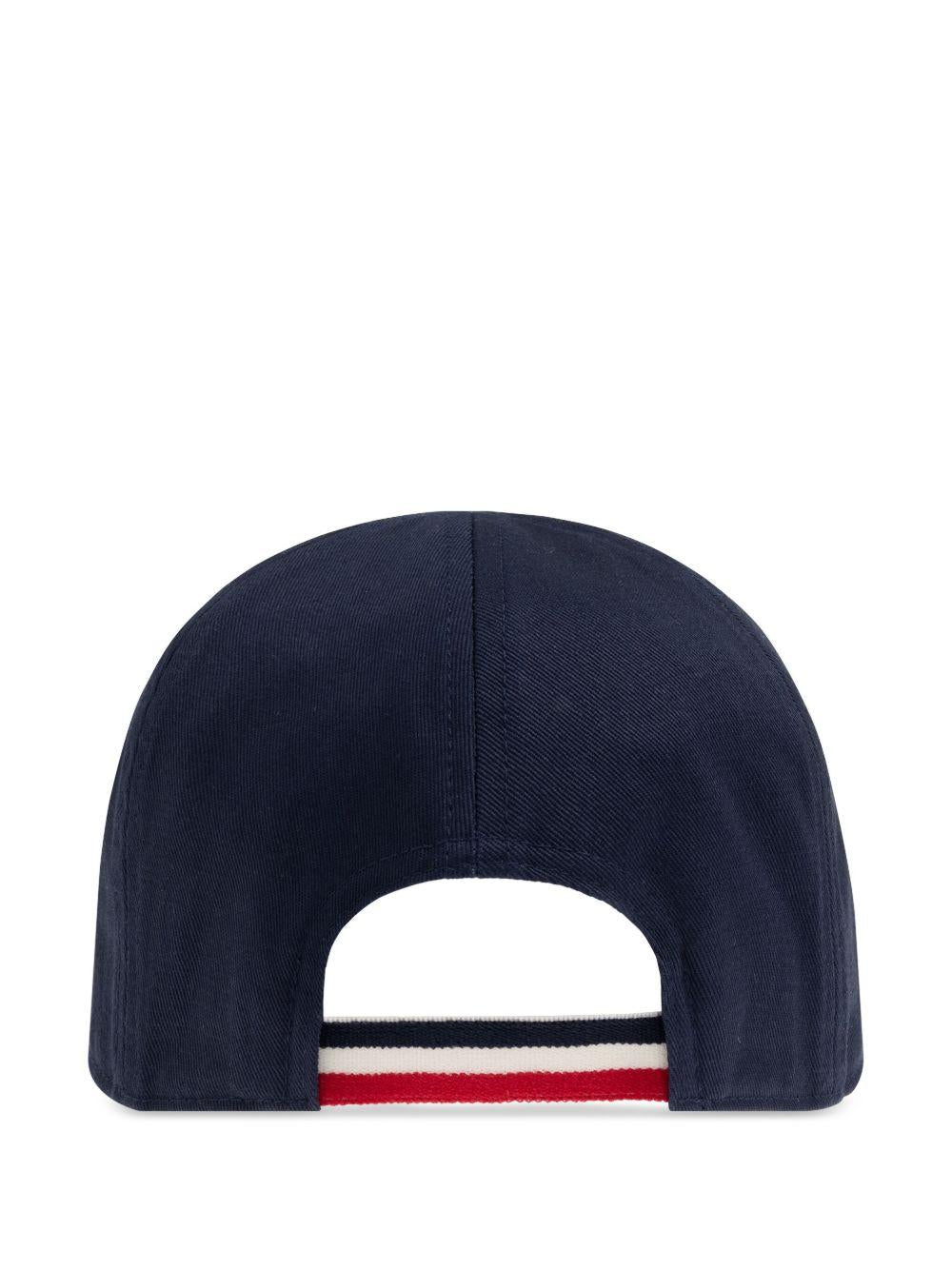 Cappello baseball blu logo frontale 9513B0000804863 742 MONCLER KIDS