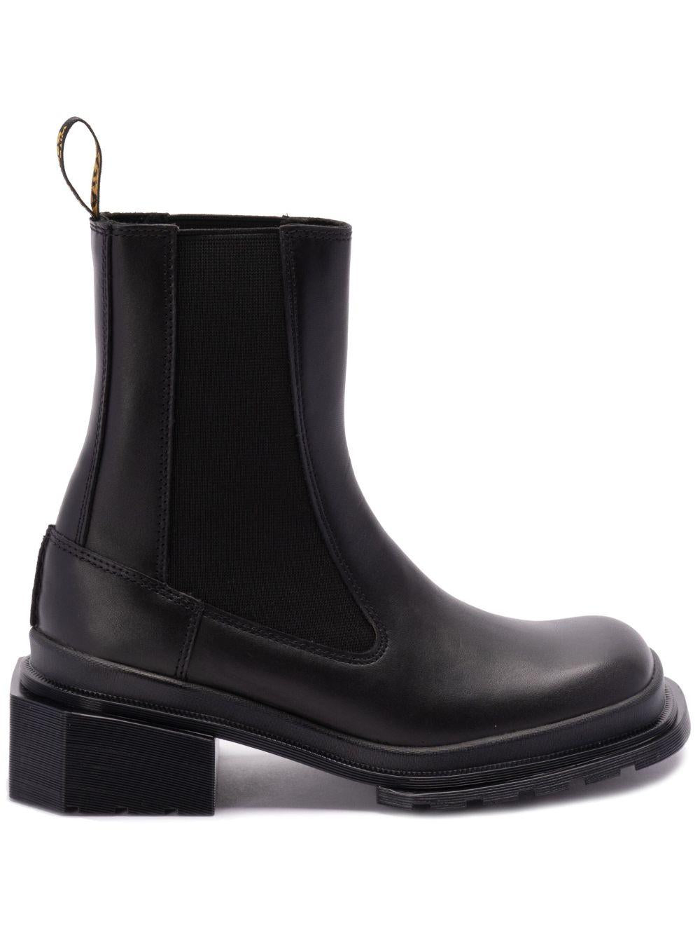 Stivali Chelsea neri slip-on<BR/> 32069 001 DR.MARTENS