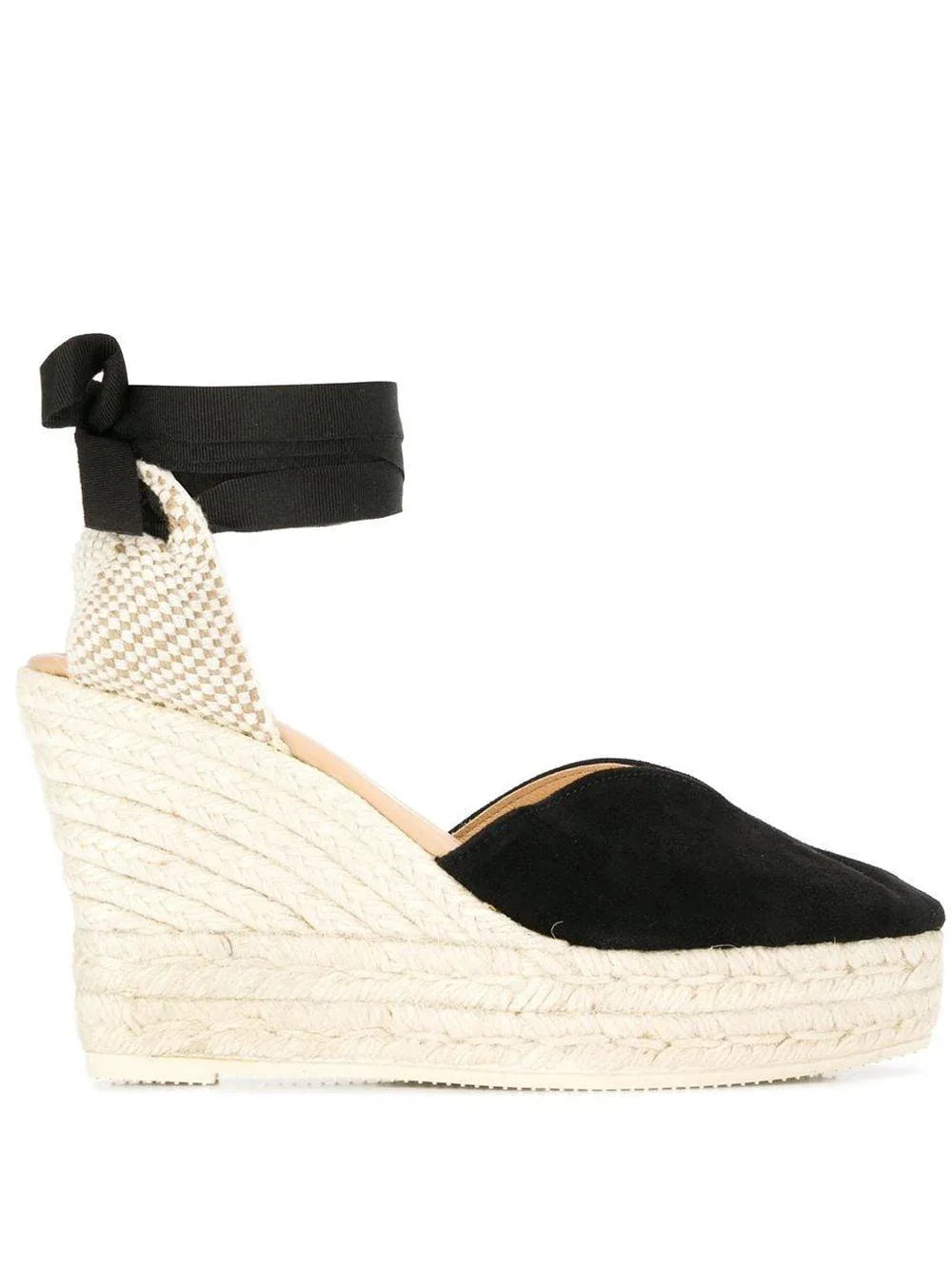 Espadrillas Hamptons heart nero scamosciato - Preludio Moda