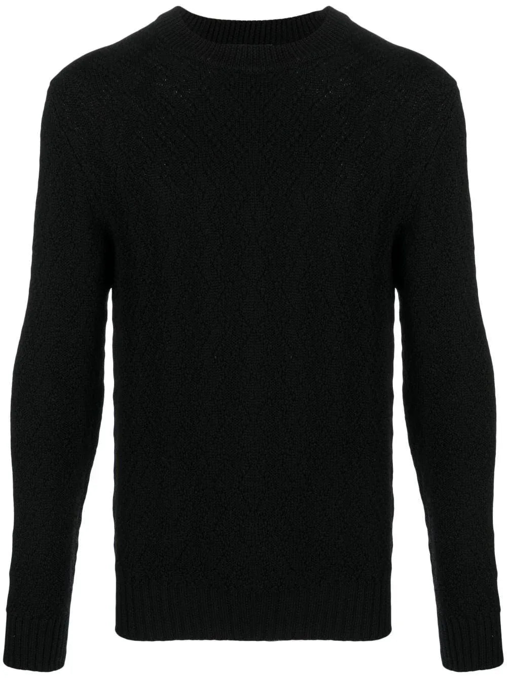 Maglione Uomo Nero Lana - Preludio Moda